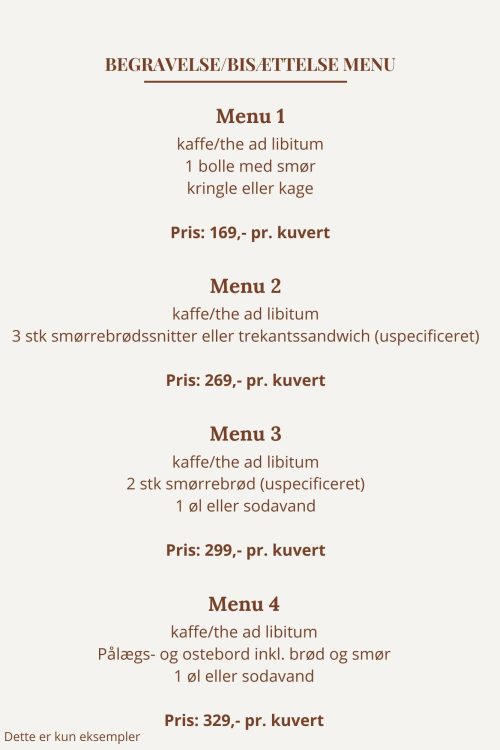 Kaffebord efter begravelsebisættelse (1)